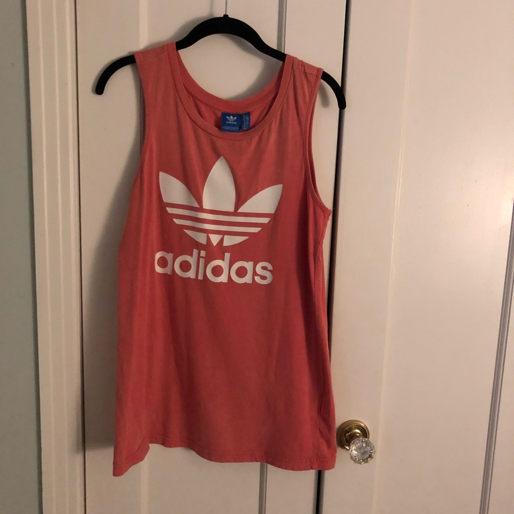 Adidas pink tank